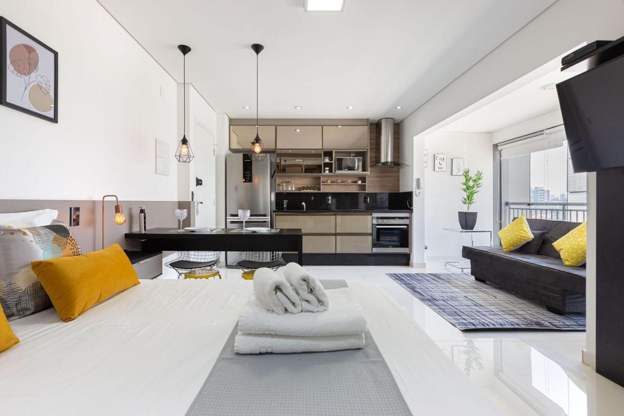 Apartament Easy Star - Studio Amplo E Confortavel No Campo Belo - Np01G São Paulo Zewnętrze zdjęcie