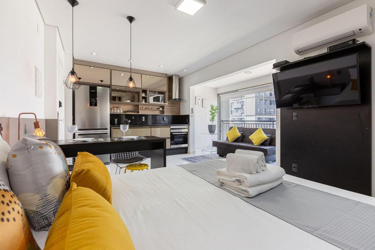 Apartament Easy Star - Studio Amplo E Confortavel No Campo Belo - Np01G São Paulo Zewnętrze zdjęcie