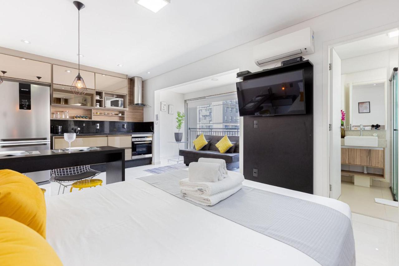 Apartament Easy Star - Studio Amplo E Confortavel No Campo Belo - Np01G São Paulo Zewnętrze zdjęcie
