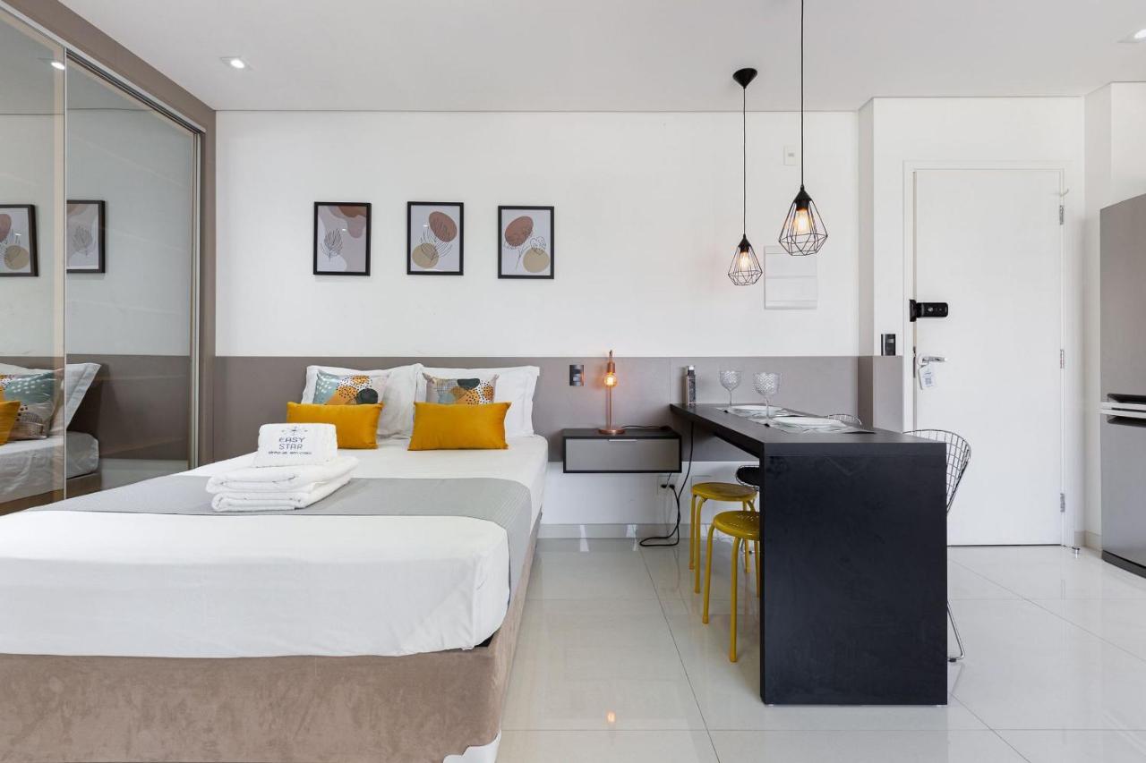 Apartament Easy Star - Studio Amplo E Confortavel No Campo Belo - Np01G São Paulo Zewnętrze zdjęcie